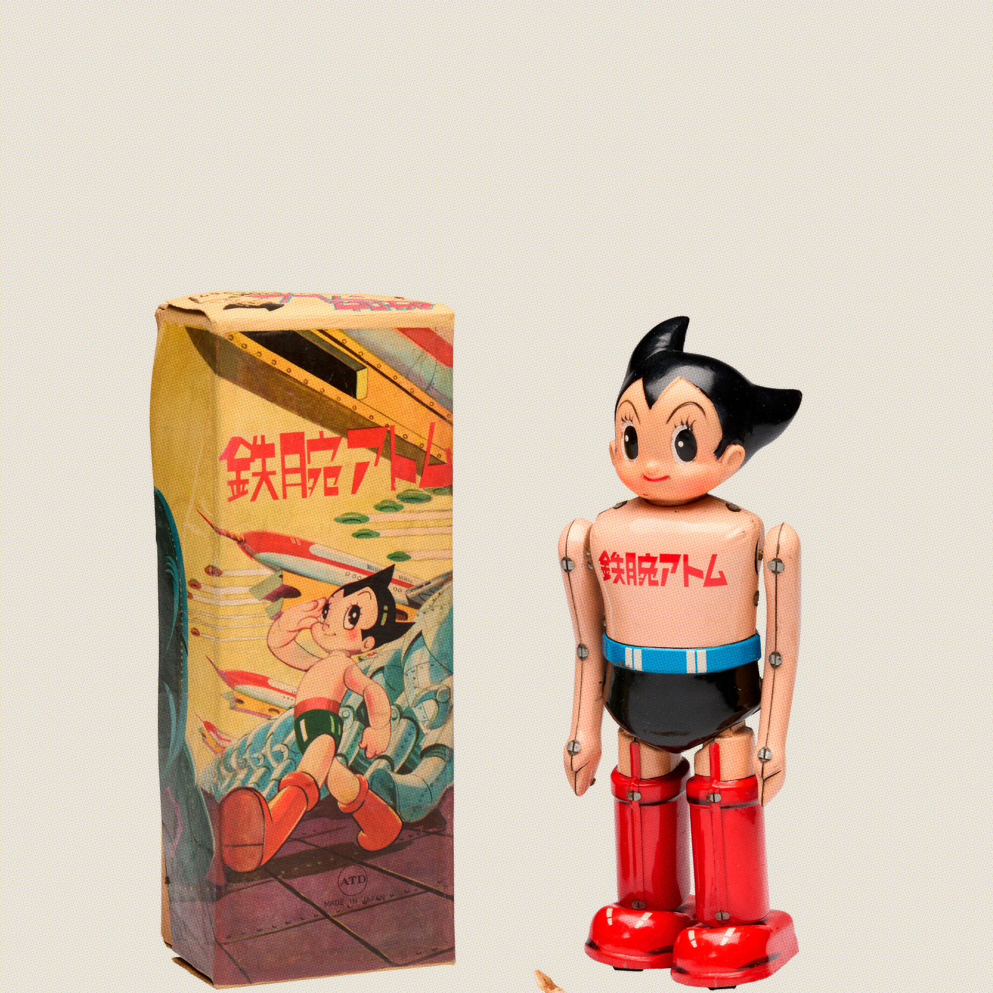 110: ATD Tin Wind-Up Tetsuwan Atom Boxed < Showa Era Icons