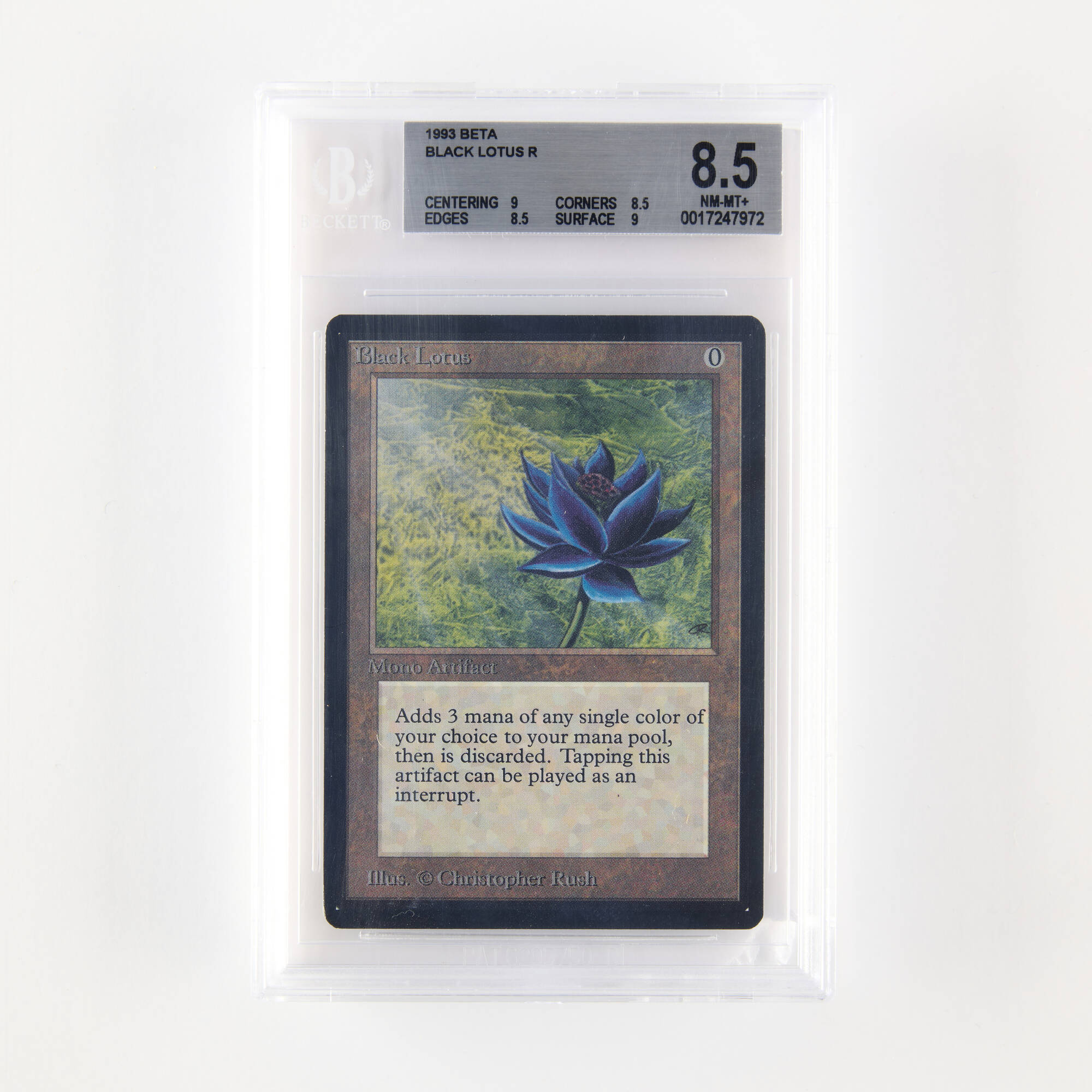 329: 1993 Magic: The Gathering Beta Limited Edition Black